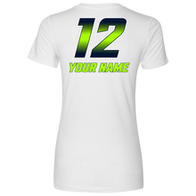 Load image into Gallery viewer, Premium Women&#39;s Copper Hills Grizzlies Lacrosse Personalized T-Shirt