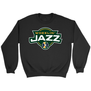 Adult Wheelin' Jazz Wheelin' Sweatshirt