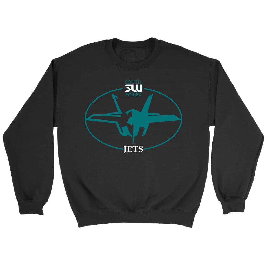 Adult South Weber Jets Black Sweatshirt