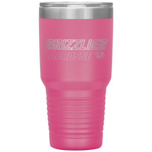 Copper Hills Grizzlies Lacrosse 30 Ounce Custom Tumbler
