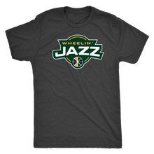 Load image into Gallery viewer, Men&#39;s Wheelin&#39; Jazz Triblend Wheelin&#39; T-Shirt