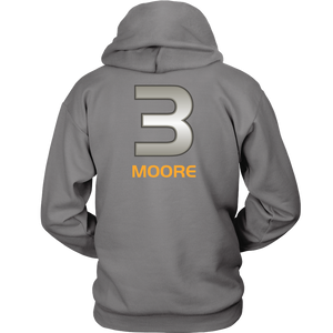 Adult Wheelin' Jazz Personalized Hoodie-MOORE 3