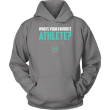 Load image into Gallery viewer, Adult IDA Favorite Athlete Hoodie