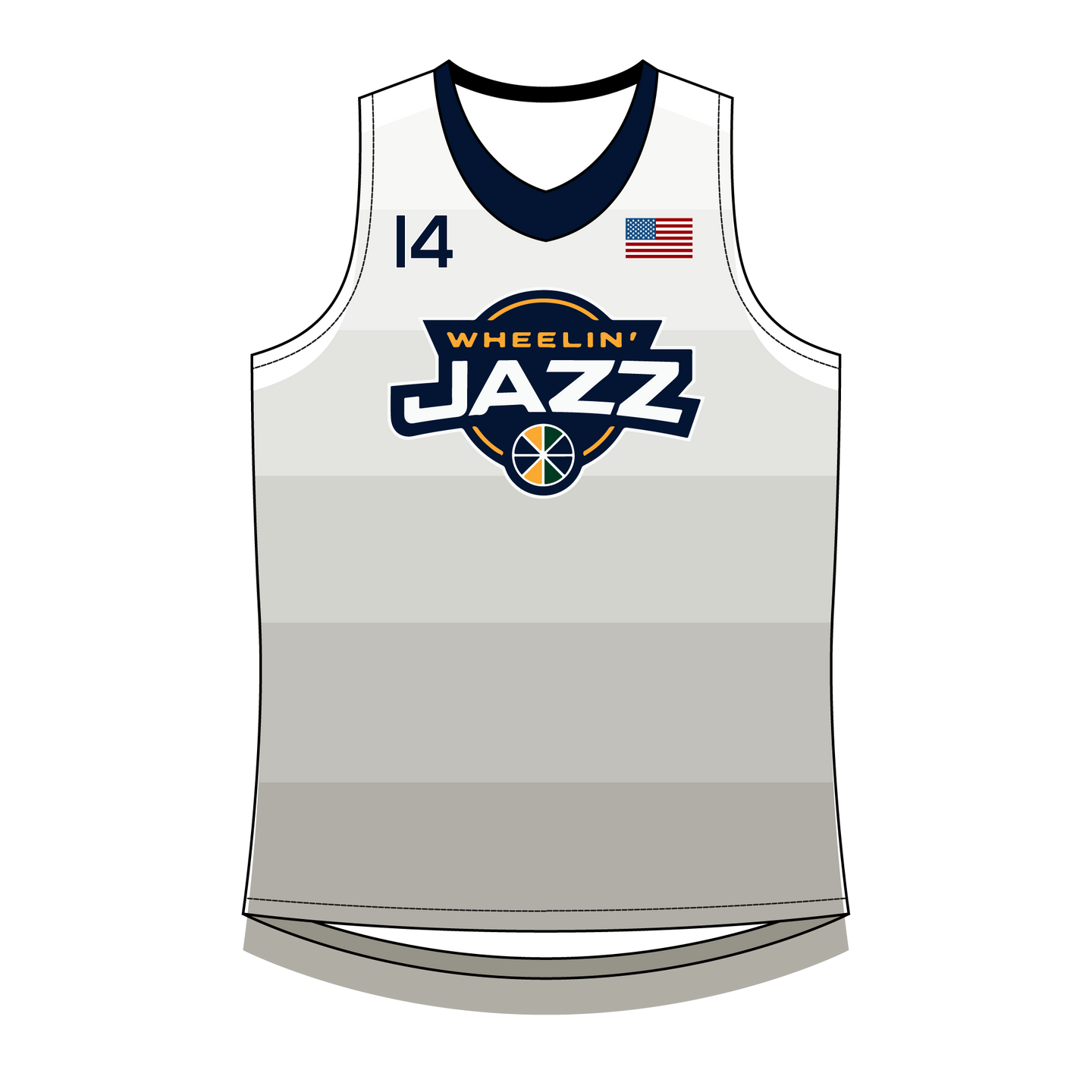 Official Wheelin' Jazz 2020 Rebrand Game Basketball Jersey