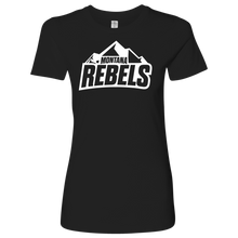 Load image into Gallery viewer, Women&#39;s Montana Rebels (Front and Back Print) Black T-Shirt