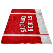 Load image into Gallery viewer, Classic Red Salt Lake Rebels Sherpa Blanket
